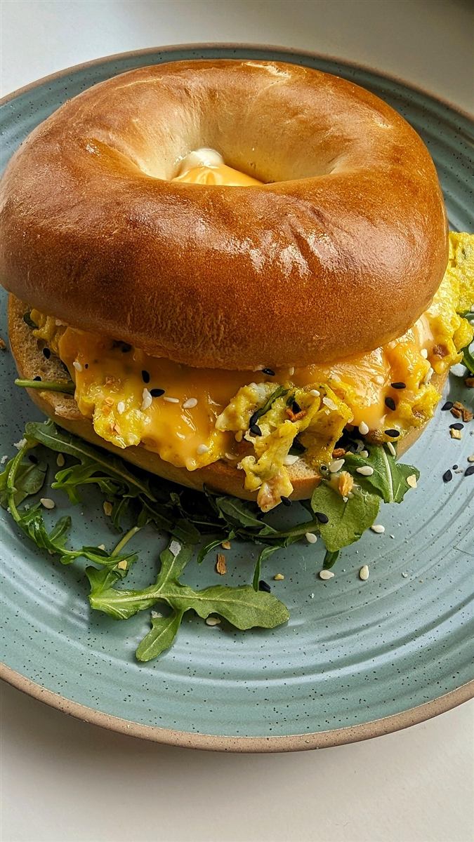 Egg & herb sandwich